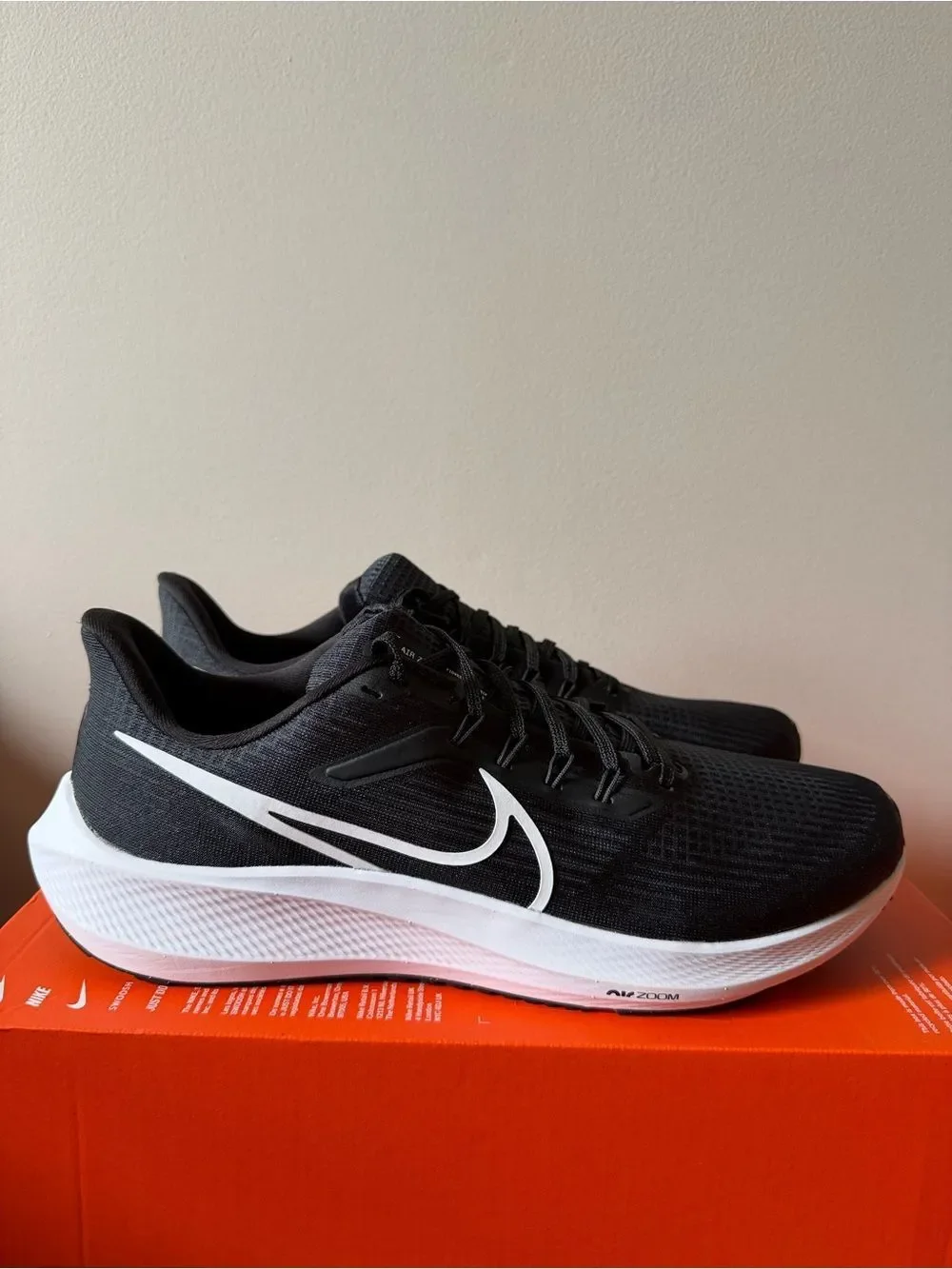 Nike Air Zoom Pegasus 39 Black White DH4071-001 Men’s Size 13